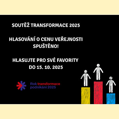 Hlasování o Cenu veřejnosti v soutěži TRANSFORMACE 2025 právě odstartovalo!