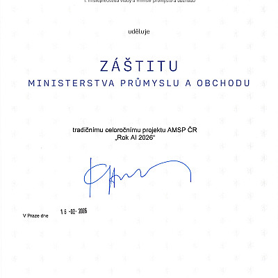 GŘ 034 2026 MPO záštita projektu „Rok AI 2026“.pdf