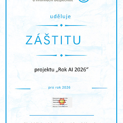 GŘ 048 2026 NÚKIB Certifikát_Rok AI 2026 podepsaný.pdf