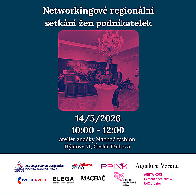 Networkingové regionální setkání žen podnikatelek